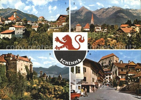Schenna Meran Panorama St Georgen Schloss Schenna Zen