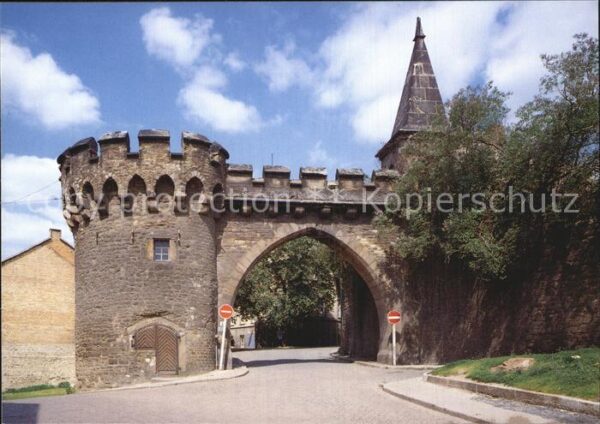 Merseburg Saale Das Krumme Tor