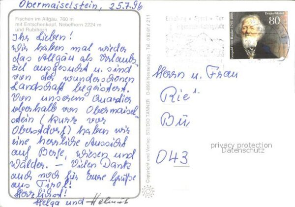 Fischen Allgaeu mit Entschenkopf Nebelhorn und Rubihorn – Bild 2