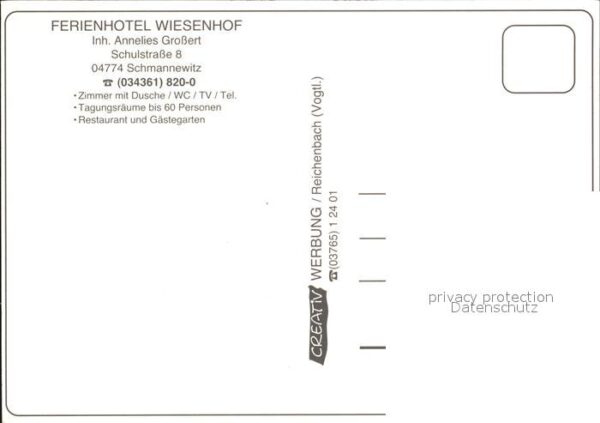 Schmannewitz Ferienhotel Wiesenhof Gaststube Zimmer – Bild 2