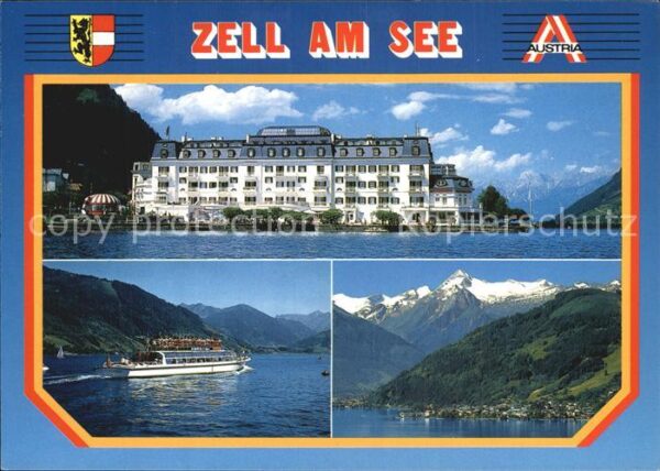 Zell See Grandhotel Ausflugsboot Kitzsteinhorn P