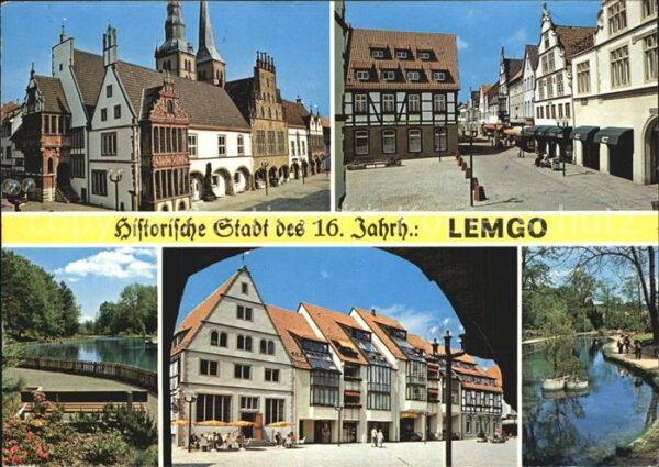 Lemgo Historisches Rathas Mittestrasse Markt