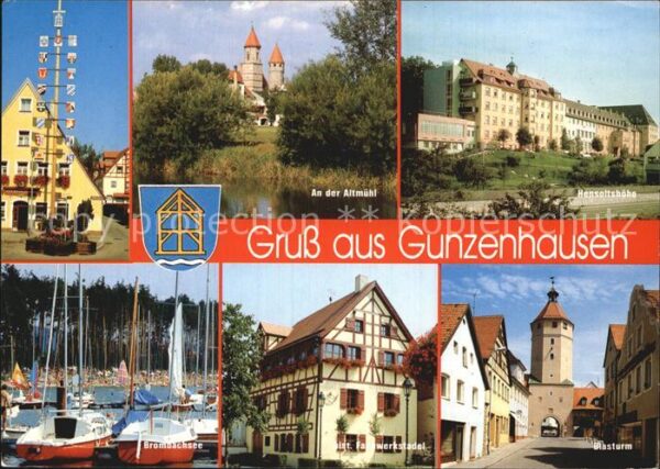 Gunzenhausen Altmuehlsee Schloss Hensoltshöhe Brombachsee Fachwe