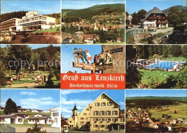Lenzkirch Krankenhaus Panorama Minigolfanlage Sch