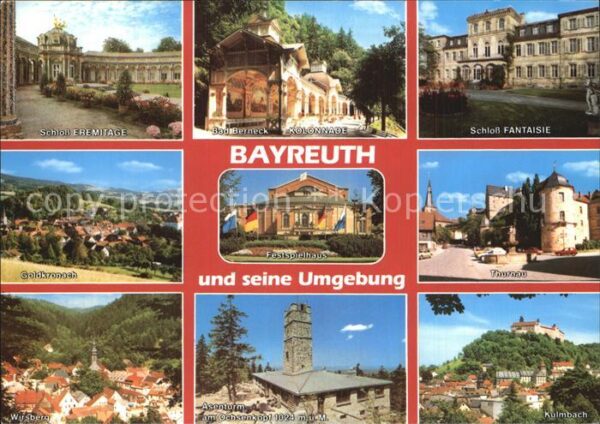 Bayreuth Schloss Eremitage Bad Berneck Kolonnade