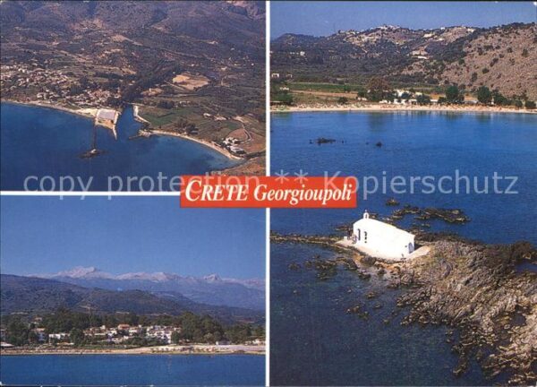 Georgioupoli Fliegeraufnahmen Kirche
