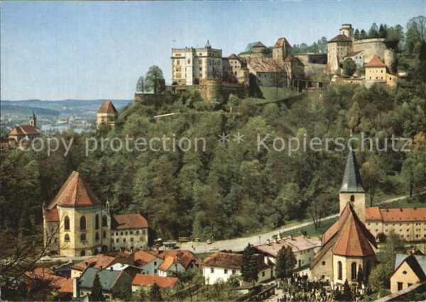 Passau Ilzstadt mit Festung Oberhaus