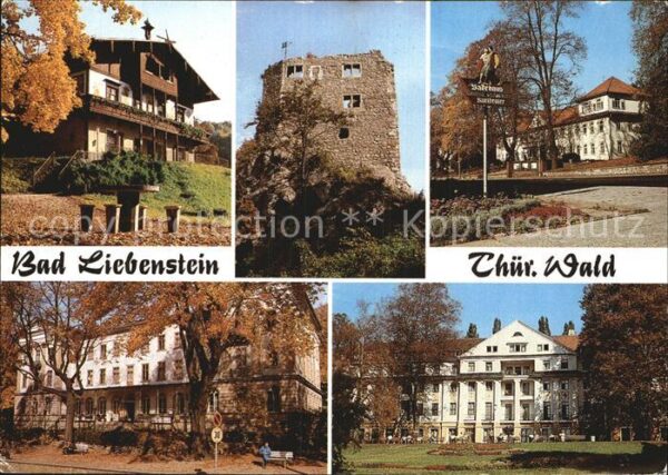 Bad Liebenstein Haus Feodora Ruine Liebenstein Kurverwa