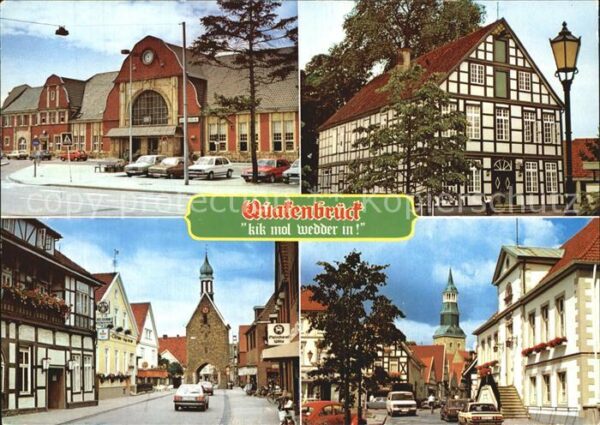 Quakenbrueck Bahnhof Stadtmuseum Hohe Pforte Rathaus
