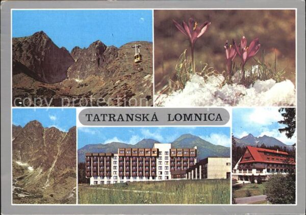 Tatranska Lomnica Narodny park Safran Heufelov Kezmarsky