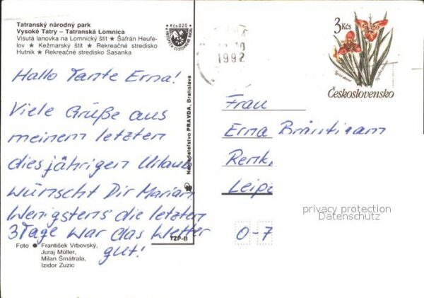 Tatranska Lomnica Narodny park Safran Heufelov Kezmarsky – Bild 2