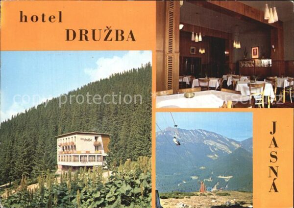 Jasna Slowakei Hotel Druzba Gastraum Sessellift