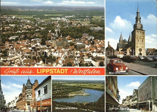 Lippstadt Fliegeraufnahme Marienkirche Margareten