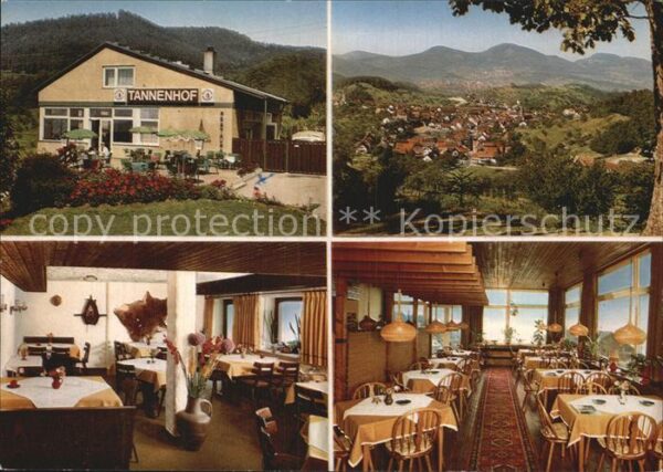 Loffenau Bad Herrenalb Hotel Restaurant Tannenhof Gasträume Pa