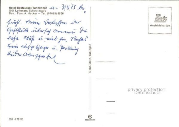 Loffenau Bad Herrenalb Hotel Restaurant Tannenhof Gasträume Pa – Bild 2