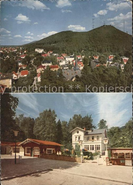 Bad Harzburg mit Burgbergen  Kurpark Eingang