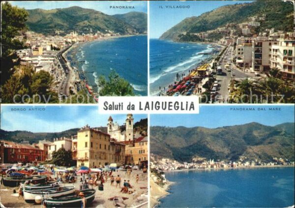 Laigueglia  Panorama Il Villaggio Borgo Antico Pano