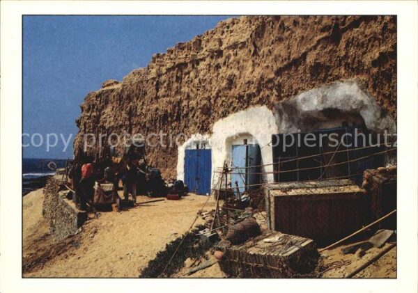 Sidi Moussa Habitations trogloclytiques de Pecheurs
