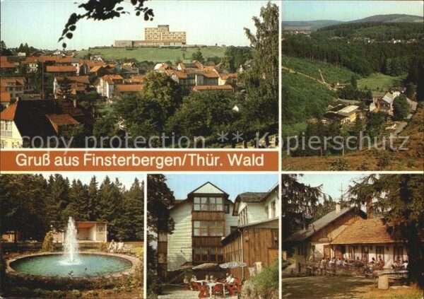 Finsterbergen FDGB Heim Wilhelm Pieck Leinagrund Natu