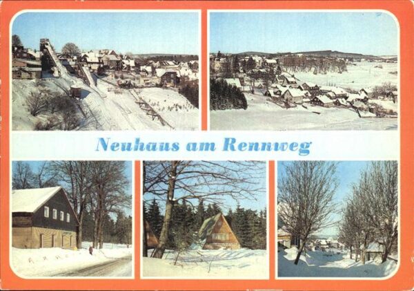 Neuhaus Rennweg Schanzenanlage im Gründle Panorama Renn