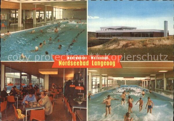 Langeoog Nordseebad Hallen und Wellenbad Gastraum Restauran