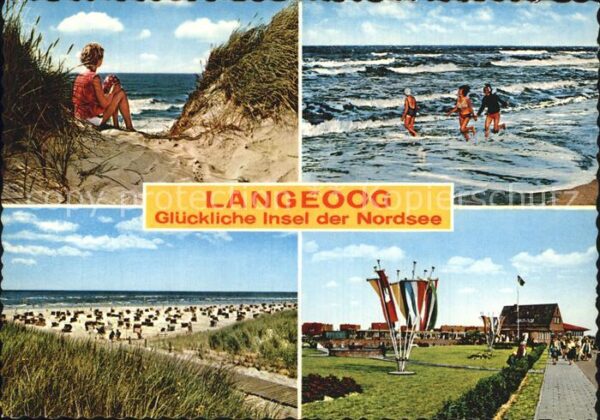 Langeoog Nordseebad Dünen Badespass Strand Promenade