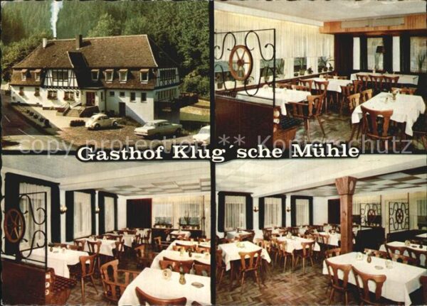 Karlstal Gasthof Klugsche Mühle Gasträume