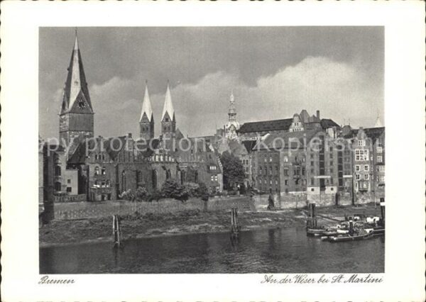 Bremen Weserpartie bei St Martini