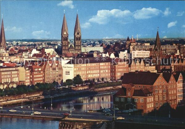 Bremen Bürgermeister Smidt Brücke Weserpartie
