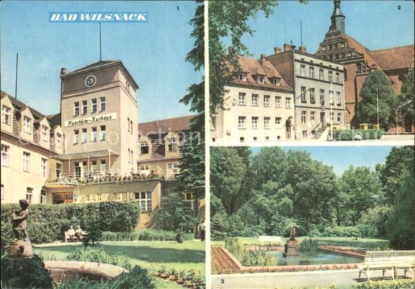 Bad Wilsnack Puschkin Kurhaus Rathaus Kurpark Brunne