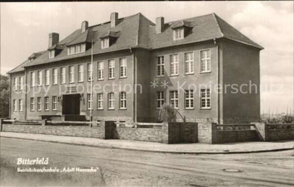 Bitterfeld Berufsschule Adolf Hennecke