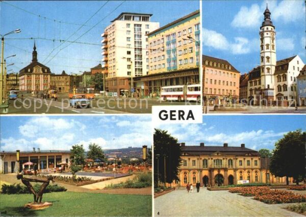 Gera Strasse der Republik Terrassencafe Oste