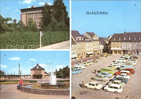 Glauchau Ingenieurschule Am Bahnhof Markt