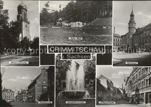 Crimmitschau Johanniskirche Sahn Bad Rathaus Stadtmi
