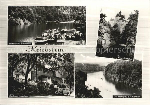 Kriebstein Bootsstation Lauenhain Burg Kriebstein