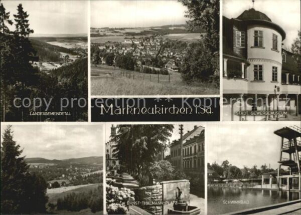 Markneukirchen Landesgemeindetal Panorama Gewerbemuseu