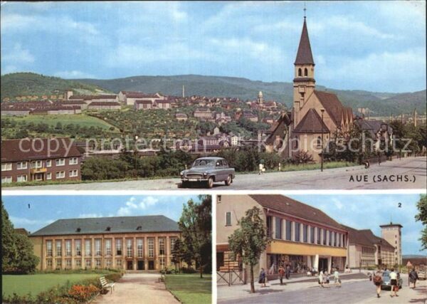 Aue Erzgebirge Panorama Kulturhaus Ernst Thälmann Kauf