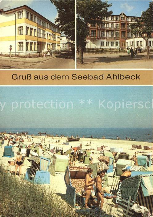 Ahlbeck Ostseebad FDGB Erholungsheime Neptun und Kurt Bür