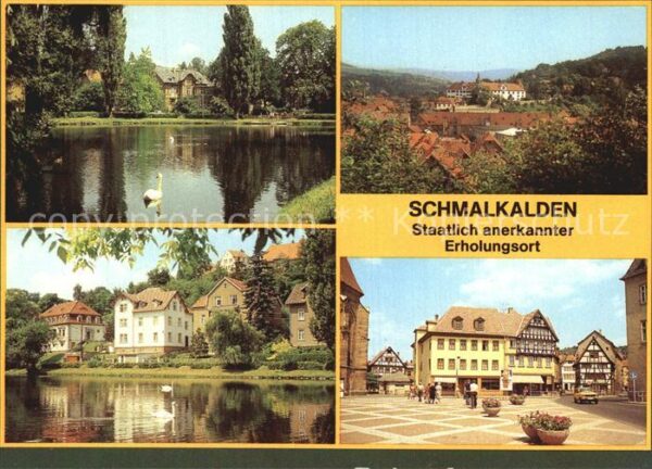 Schmalkalden Neuer Teich Schloss Wilhelmsburg Am Alt
