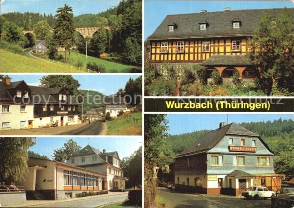 Wurzbach Viadukt im Sormitztal Konsum Gaststätte