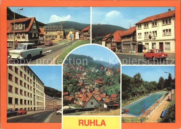 Ruhla PdF Gasthaus zur Traube Uhrenkombinat T