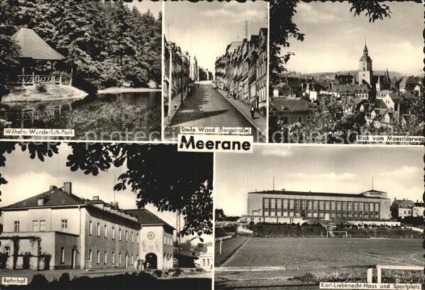 Meerane Wilh Wunderlich Park Steile Wand Stadtb