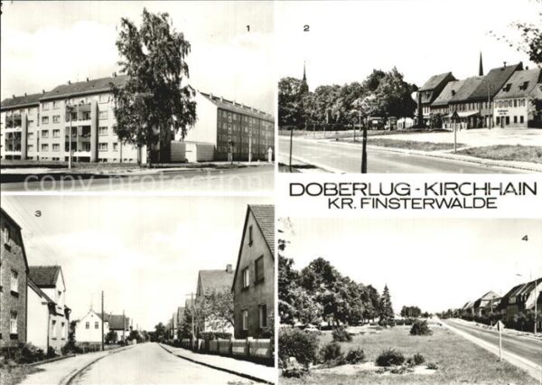 Doberlug-Kirchhain Am grünen Berg Hauptstrasse Karl Marx S