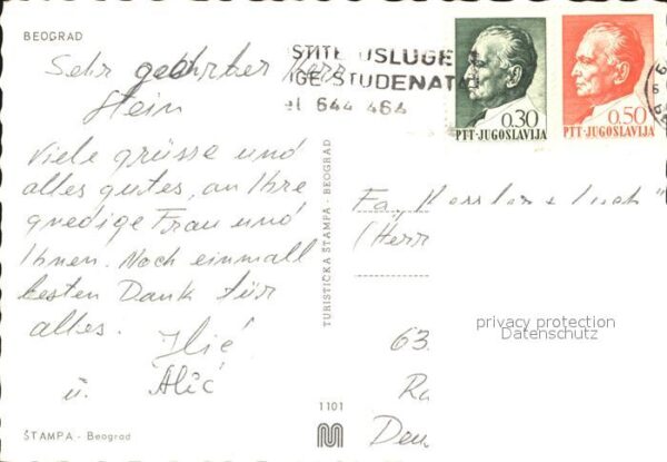 Beograd Belgrad Teilansichten – Bild 2