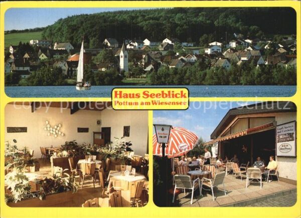 Pottum am Wiesensee Haus Seeblick Gastraum Ter