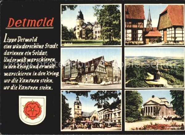 Detmold Schloss Landesmuseum Langestr Hermannsd