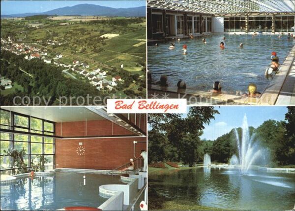 Bad Bellingen Panorama Hallenbad Fontäne