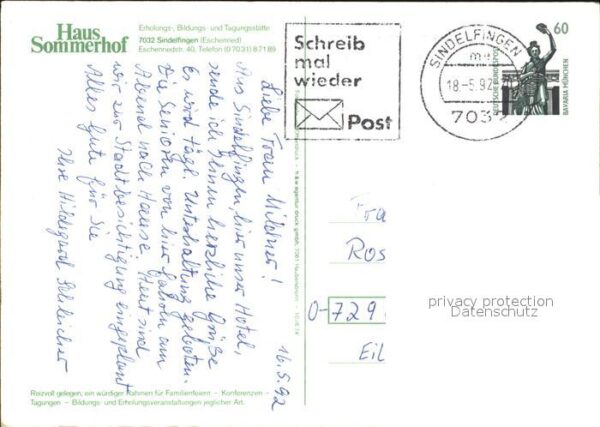 Sindelfingen Haus Sommerhof Terrasse Fliegeraufnahme – Bild 2