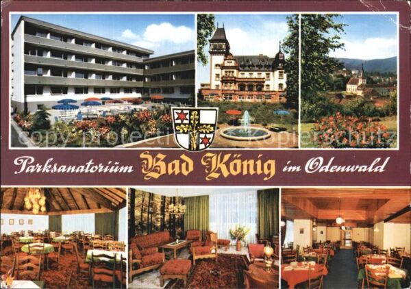 Bad Koenig Odenwald Parksanatorium Brunnen Gast und Aufenth