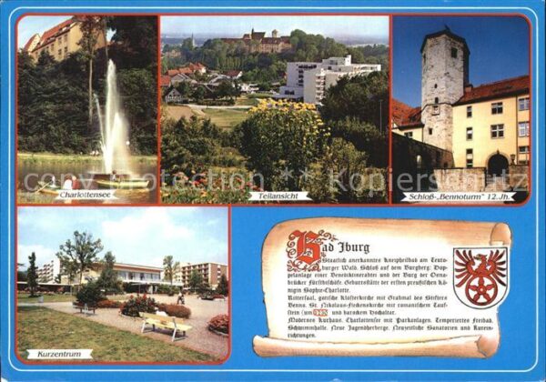 Bad Iburg Charlottensee Teilansicht Schloss Benno